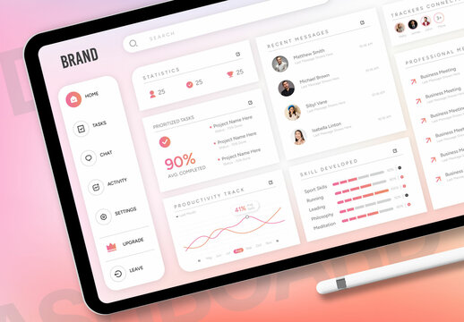 Professional Dashboard UI