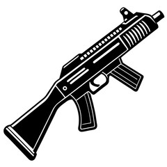 illustration of a gun