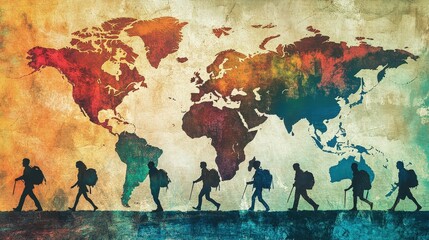 Globalization and Migration: Analyze the relationship between globalization and migration patterns