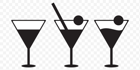 Half wine glass icon. Simple illustration of half wine glass vector icon for web design isolated on white background. EPS 10.