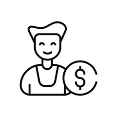 Business Mentor vector icon