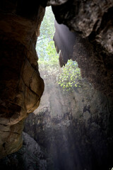 The waterfall under the Devil's Bridge, Armenia