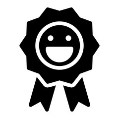 medal glyph icon