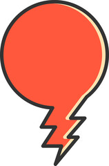 Comic Speech Bubble Illustration