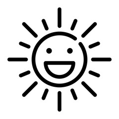 sun line icon