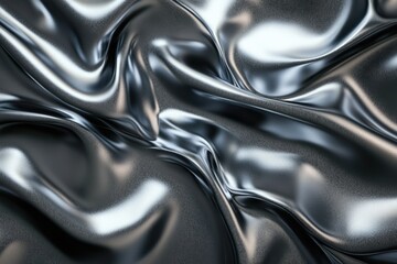 Fototapeta premium Abstract silver fabric background. Perfect for adding a sleek and luxurious touch to your designs.