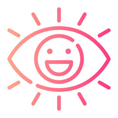 eye gradient icon
