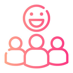 group gradient icon