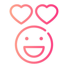 love gradient icon