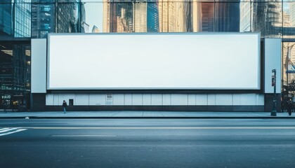 Empty billboard mockup in Times Square showcasing potential advertising opportunities