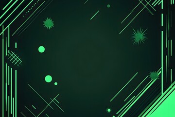 Futuristic Technology green Background