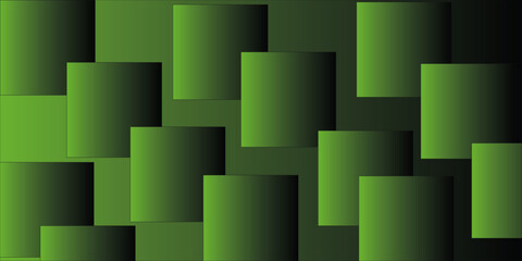  Interlocking Green Geometry Green cubes arranged in a pattern geometric background featuring various sizes of rectangles

