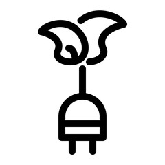 Nature plug icon