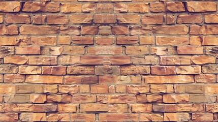 Fototapeta premium Brick wall. Red burnt brick. Background or texture of blocks of different colors.