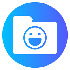 folder gradient icon