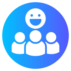 group gradient icon