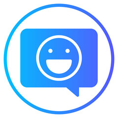 chat gradient icon