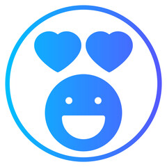love gradient icon