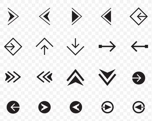 Set swipe up arrows icon. Group arrows directed upwards. Different black arrows sign. Scroll or swipe up. Elements for business infographic, social media – for stock . EPS 10