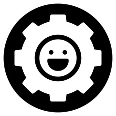 gear glyph icon