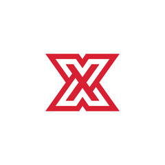 Letter X Logo design vector template