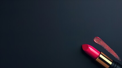 Make up lipstick mock up cosmetics wallpaper background