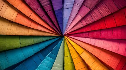 Fototapeta premium Colorful Wooden Stripes Abstract Background