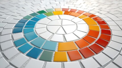 Colorful Tiles Mosaic