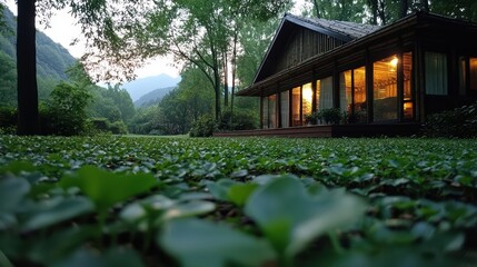 Luminous Cottage in Woods