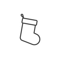 Christmas Stocking line icon