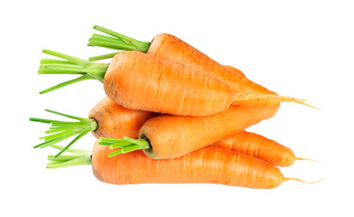 Carrot isolated on transparent background. Png format