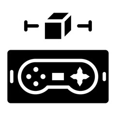 Ar Fighting icon vector image. Can be used for Augmented Reality.