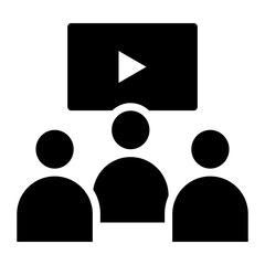 Viewers icon vector image. Can be used for Live Streaming.
