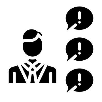 Mudslinging icon vector image. Can be used for Politics.