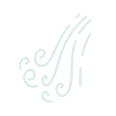 illustration of water flow element