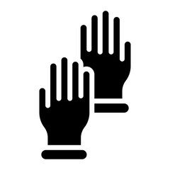 Obraz premium Protective Gloves icon vector image. Can be used for Personal Transportation.