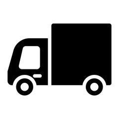 Delivery Van icon vector image. Can be used for Postal Service.