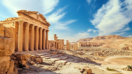 Obraz premium Ancient Ruins of Palmyra, Syria