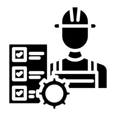 Production Planning icon vector image. Can be used for Operations Management.