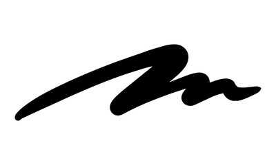 hand drawn black stroke element