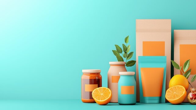 Array of Product Packaging Templates for Cohesive Branding Strategy