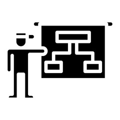 Presentation icon vector image. Can be used for Freelancer.