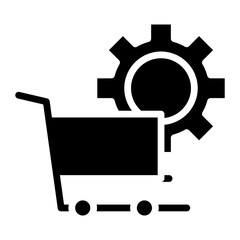 Order Processing icon vector image. Can be used for Order Fulfilment.
