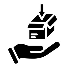 Pick and Pack icon vector image. Can be used for Order Fulfilment.