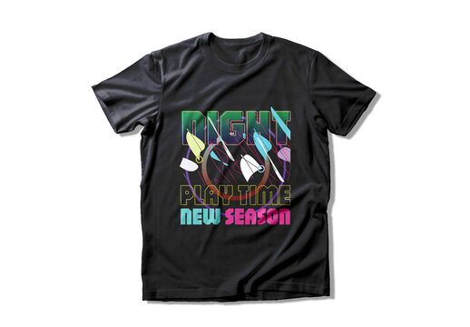 Night Play Time Tshirt Design