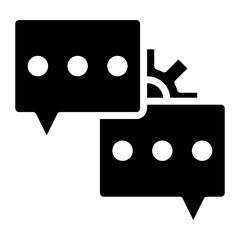 Communication Skills icon vector image. Can be used for Curriculum Vitae.