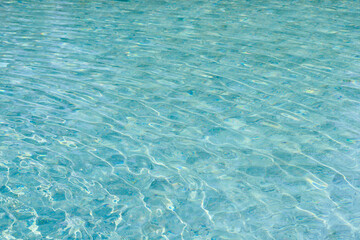 abstract blue color water wave in swimming pool pure natural swirl pattern texture