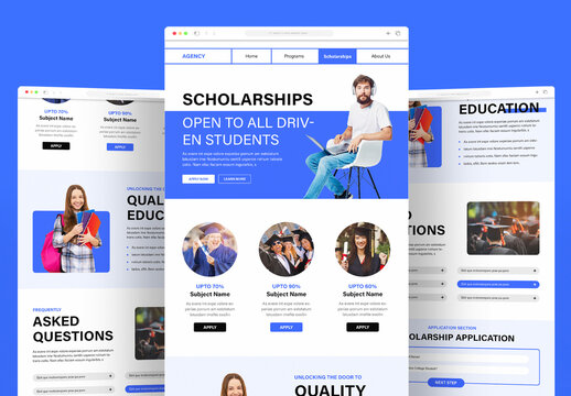 Scholarship Program Educational Email Newsletter