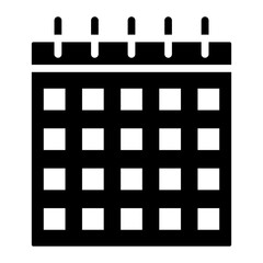 Calendar icon vector image. Can be used for Job Fair.