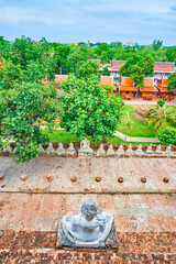 The view from Wat Yai Chai Mongkhon temple, Ayutthaya, Thailand